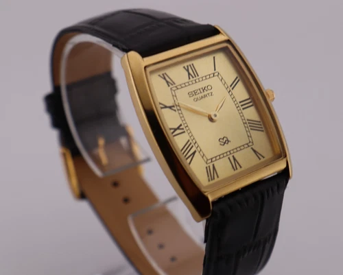 Vintage Seiko Slim Quartz  Men's Wrist Watch - Comes With New Battery, New Strap