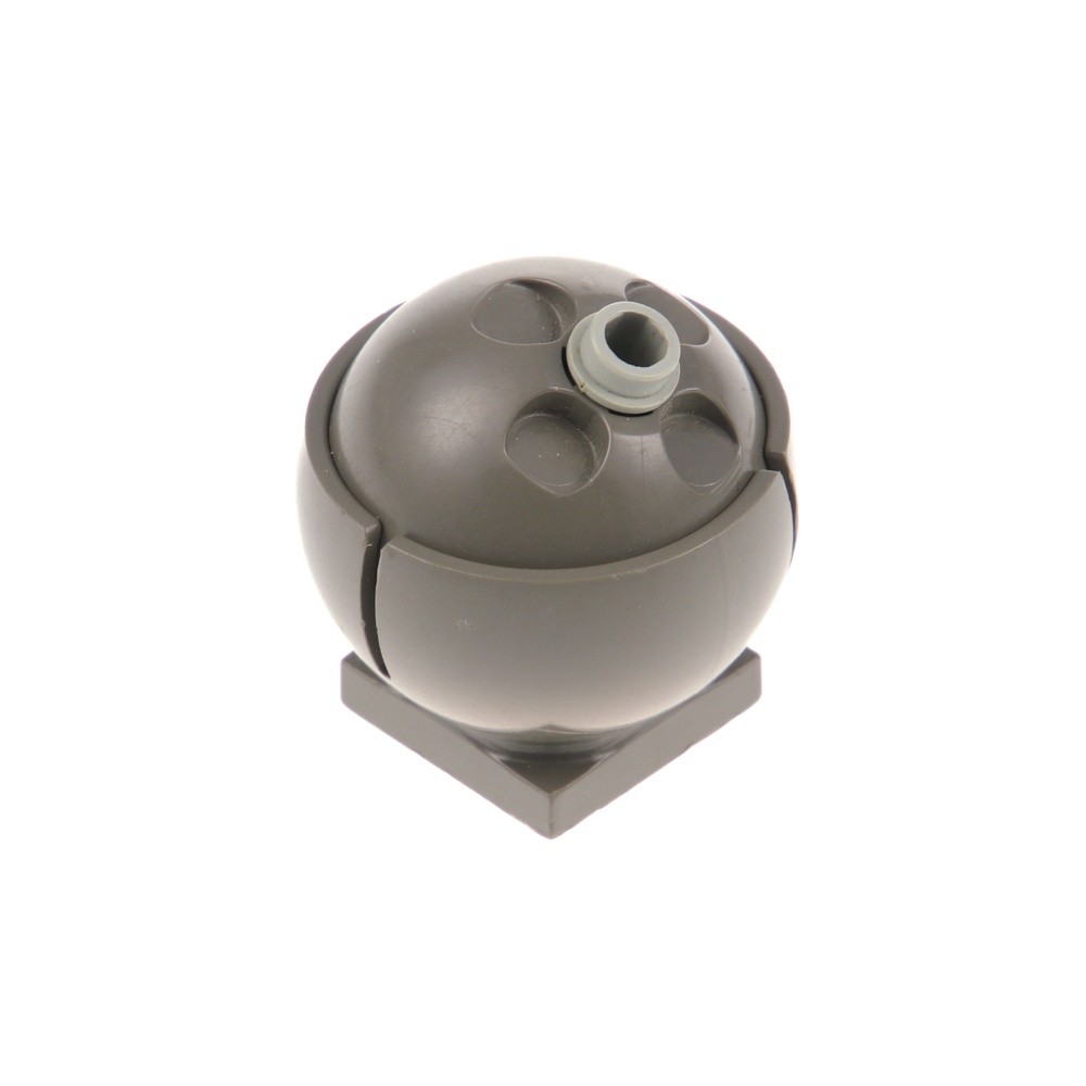 1X Lego Cylinder Hemisphere 2X2 Old Dark Gray Dome Pin 44359 44358