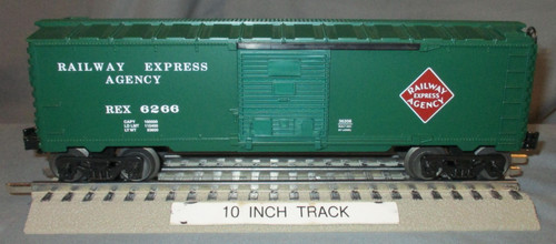 Carro de carga Lionel 36206 Railway Express Agency REA REX 6266 O/027 ga. 2001 EE. UU. | Condition: Used