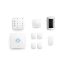 Ring Alarm 8-Piece Kit with Sensors and Outdoor Cam Plus Plug-in White