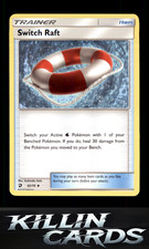 Switch Raft 62/70 Pokemon Uncommon Dragon Majesty Card NM