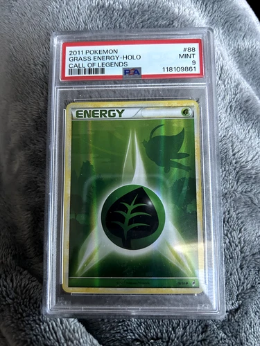 POKEMON CALL OF LEGENDS GRASS ENERGY #88 HOLO FOIL PSA 9 MINT #118109861