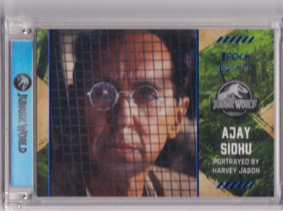 Epoch 2025 Jurassic Park The Lost World No. 20 Ajay Sidhu Blue 2/10