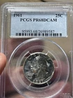 1961 Deep Cameo Proof Washington Quarter PCGS PR68 DCAM