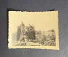Vintage WWII Era Military Photo Soldiers Artillery Cannon Original WW2