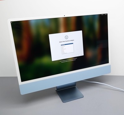 Apple iMac 24'' M3 10-Core 8GB RAM 256GB 3M717LL/A - Blue