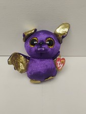 TY Beanie Boos Count the Purple Halloween Bat Boo 6” MWMT NEW