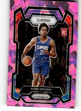 2023-24 Panini Prizm Kobe Brown Prizms Pink Ice Rookie #144