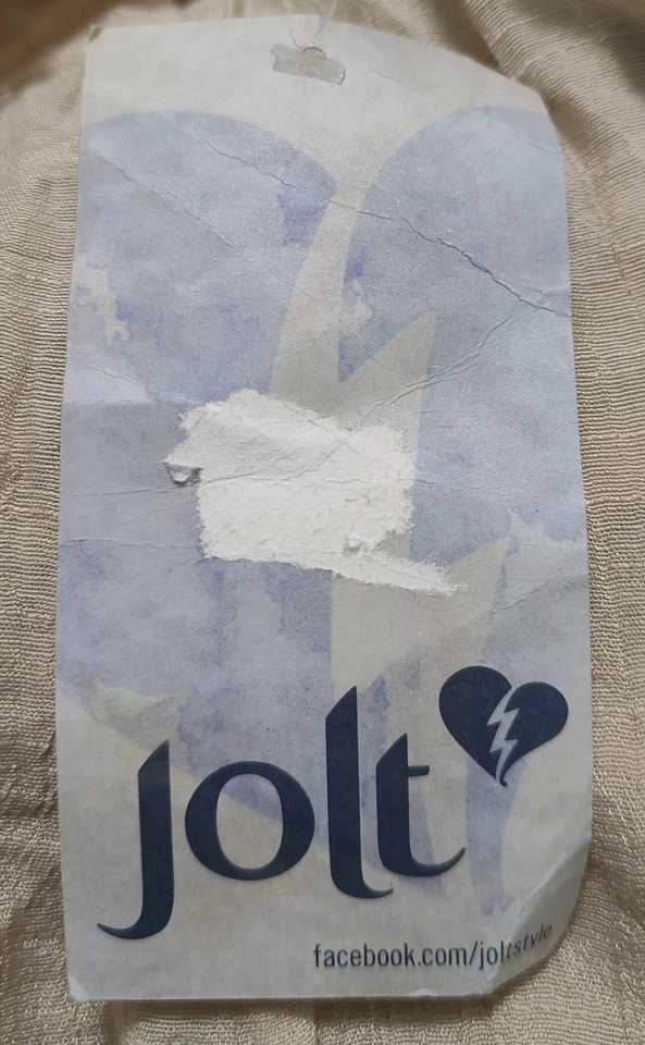 Jolt Women's Beige Lightweight Open Vest With Crochet/Lace Accents Size S - Image 4 of 4