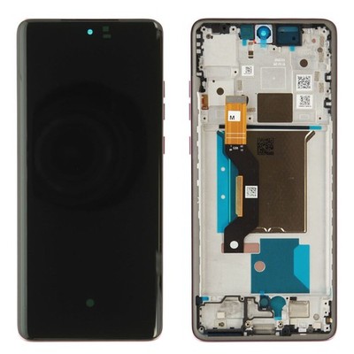 Original OLED Display Touch + Rahmen Motorola Edge 60 Fusion Pink XT2503