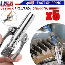 Grease Gun Coupler Double Handle High Pressure Quick Release Lock Oil Nozzles