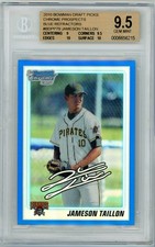 2010 Bowman Chrome Blue Refractor Jameson Taillon /199 BGS 9.5 Gem Mint