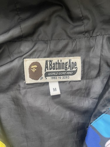 A Bathing Ape Black Multi Camo Snowboarding Shark Jacket - Picture 8 of 17