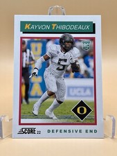 2022 Score ‘92 Throwback Rookies #7 KAYVON THIBODEAUX RC (Oregon)