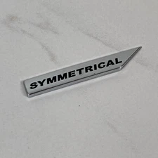 2010-2014 Subaru Legacy AWD Emblem Logo Badge Symbol Rear Trunk B3456 Chrome