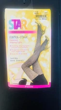 Spanx star center stage Size D black drop shaping tights