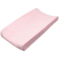 HonestBaby Organic Terry Cotton Changing Pad Cover Light Pink