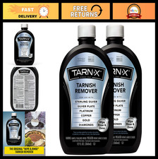 Tarnish Remover for Silver, Gold, Copper  Platinum - 12oz Bottle Pack of 2 