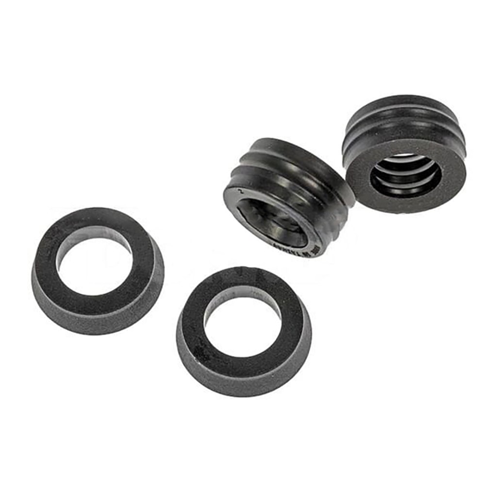 For Ford F-150 2017 18 19 2020 Transmission Oil Cooler Line Seals 4 Pieces Black