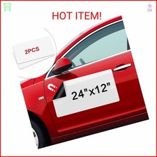 Thaibear Blank Car Magnets, 24" x 12", 2 Pack Car Door Magnets Signs for Vehicle