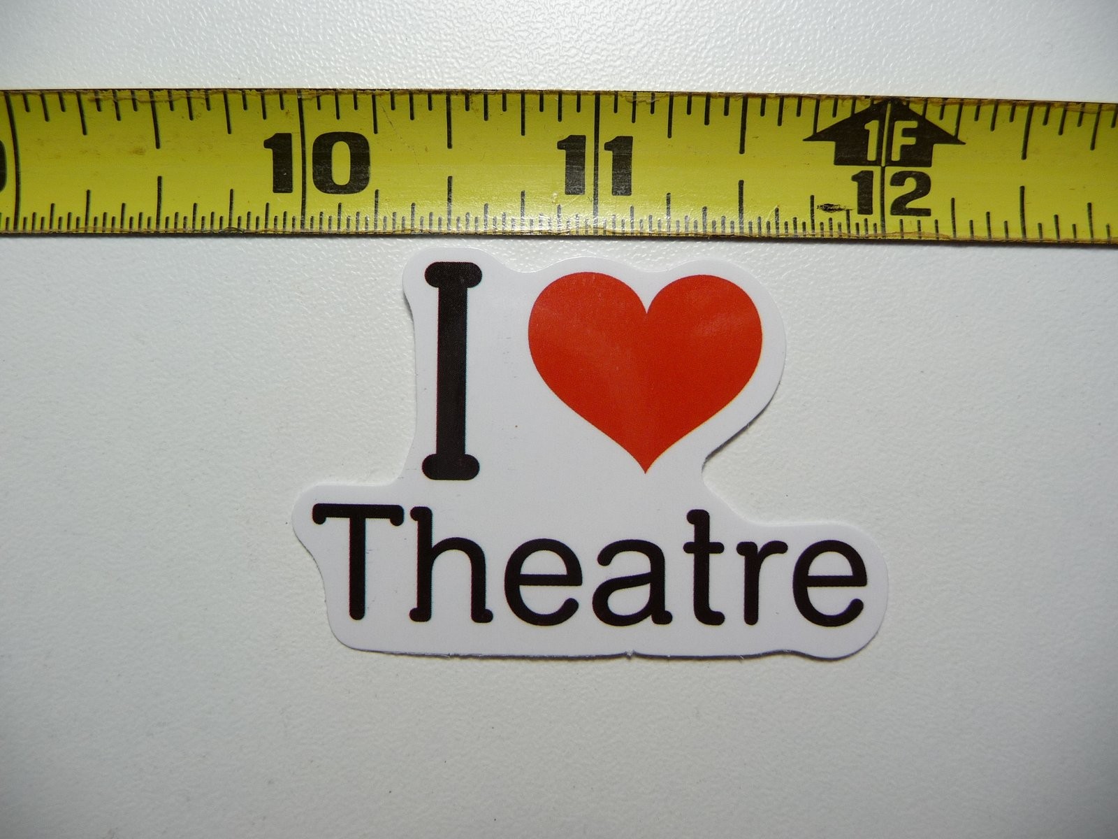 Heart Theatre Sticker Decal for Stage Play Acting Lovers