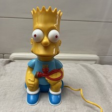Vintage Bart Simpson Phone Corded Landline 1990 Fox Columbia Telephone Phone