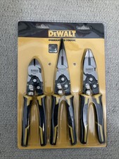 DEWALT DWHTO-70485 Compound Action Pliers Set - 3 Pack. New.