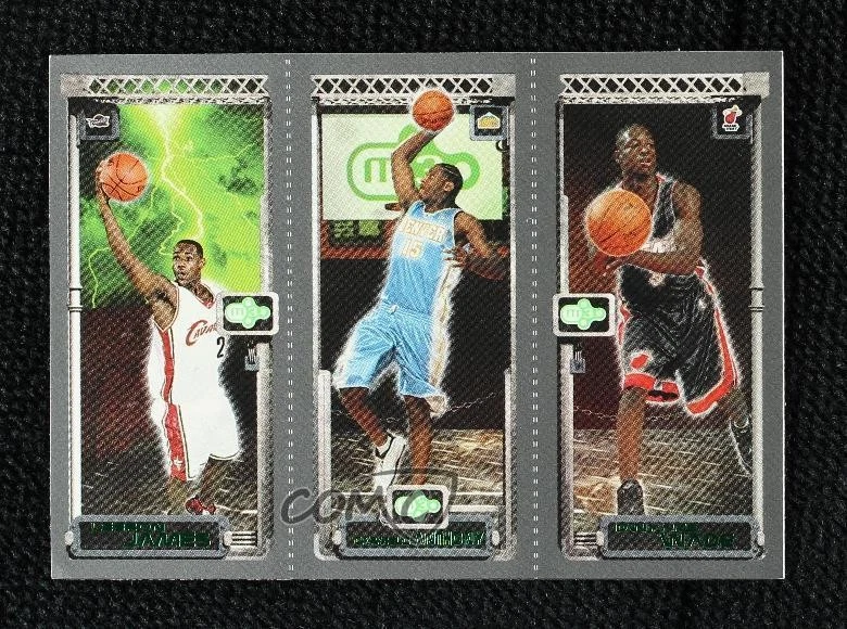 2003-04 Topps Rookie Matrix - Carmelo Anthony/LeBron James/Dwyane