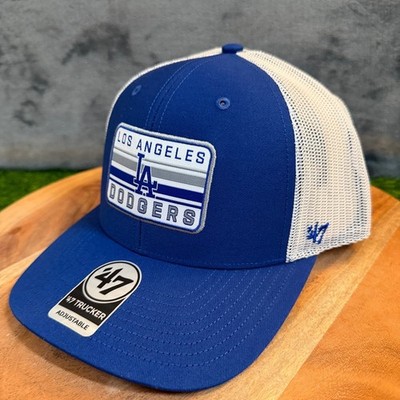 47 Brand Los Angeles Dodgers Drifter Snapback Trucker Hat Mens One Size Blue NWT