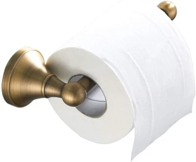Toilettenpapierhalter Messing Antik Wandmontage 4,4 kg Tragkraft - Bild 1 von 4