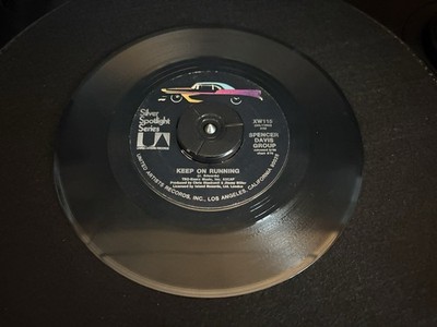 Spencer Davis Group Keep On Running 7  Vinyl Record Single VG
