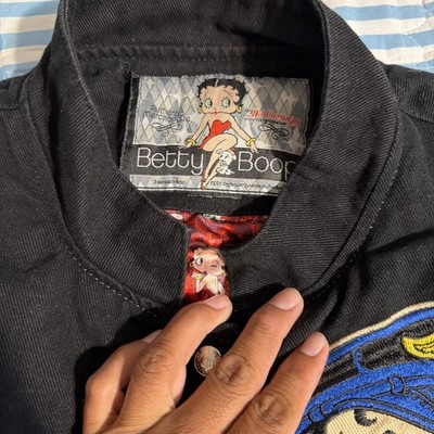 JH Design Jeff Hamilton Racing Jacket Betty Boop Size medium