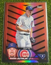 2023 Topps Update Mark Leiter Jr. #US13 Orange and Black Foil Cubs