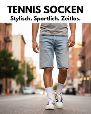 Premium Tennissocken Sportsocken Herren Damen Socken Baumwolle 6 | 12 | 24 Paar