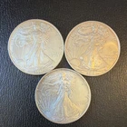 New ListingU.S. Mint American Silver Eagle Lot of 3 1 oz .999 Silver 1995 2000 2016