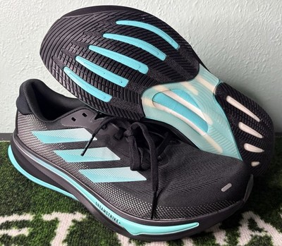 US M 9.5/W 10.5 - Mercedes-AMG F1 x Adidas Supernova Rise  Black Semi Mint Rush 