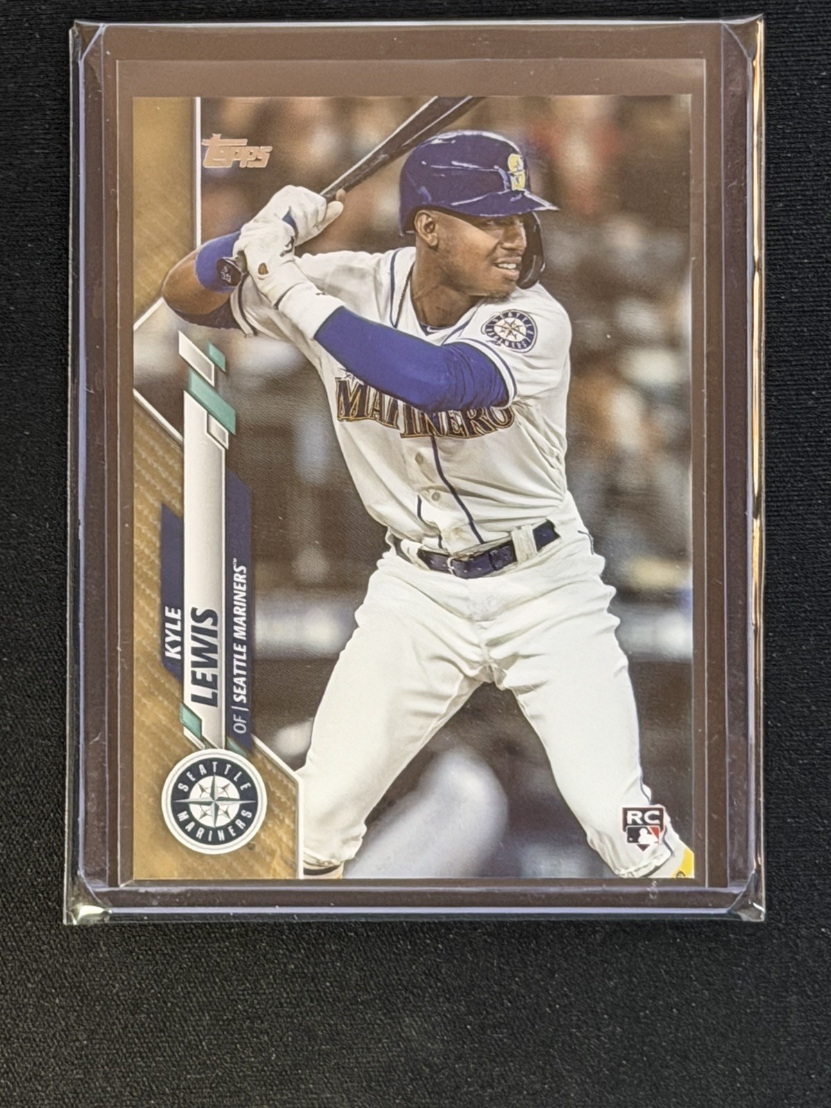 2020 Topps Series 1 Gold Rookie #64 Kyle Lewis No 1498 /2020