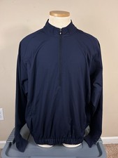 FootJoy FJ Golf 1/2 Zip Long Sleeve Windbreaker Lightweight Jacket Men s Size L