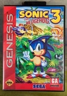 Sonic the Hedgehog 3 (Sega Genesis, 1994) CIB Manual Tested Hang Tab