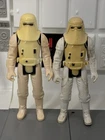 (2)Vintage 1980 Kenner Star Wars ESB Hoth Stormtrooper Action Figure Lot