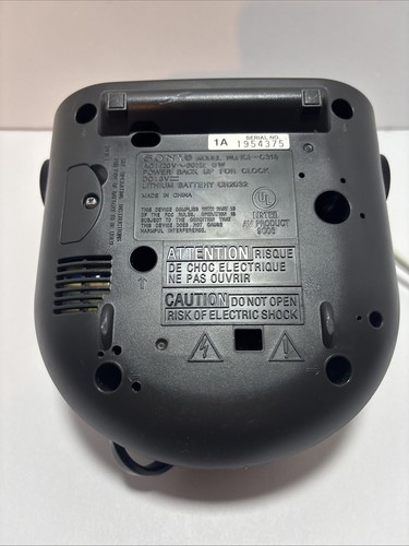 Sony, ICF-C318, Alarm, FM/AM Clock Radio, Pre-owned - Picture 6 of 7