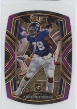2020 Panini Select Club Level Purple Prizm Die-Cut Andrew Thomas #287 04ag