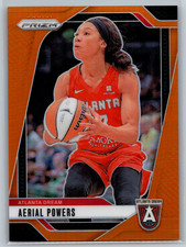Aerial Powers 2024 Panini Prizm WNBA Orange Prizm /99 #37 Atlanta Dream