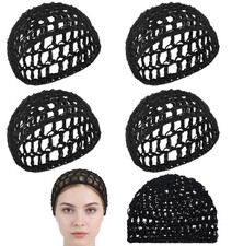 4PCS Hair Nets for Sleeping, 7.87  5.9 Inch Net Hair Wrap for Sleeping, Prot...