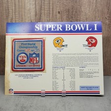 The Official NFL Super Bowl Patch Collection Super Bowl 1 Green Bay vs KC Chiefs