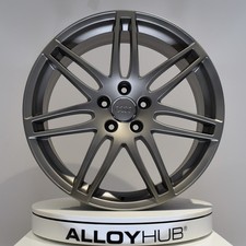 GENUINE AUDI TT MK2 BLACK EDITION 19" INCH SATIN GREY ALLOY WHEELS X4 8J0601025N