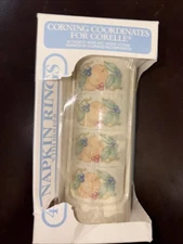Corelle Napkin Rings Vintage Corning Coordinates Gemco New NOS Abundance