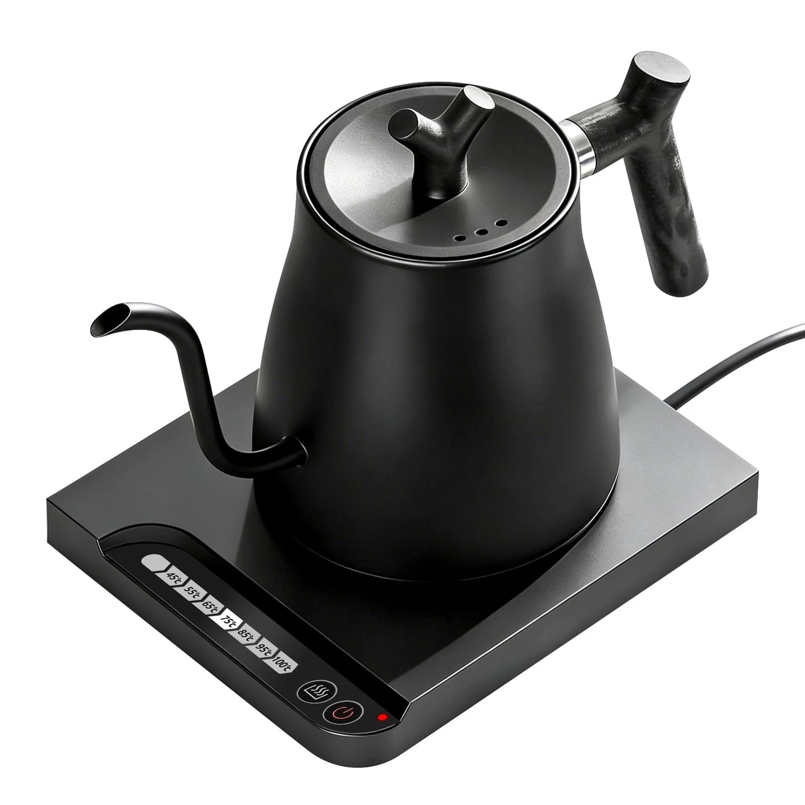Gooseneck Electric Kettle, 1.0L Pour Over Coffee Kettle with Variable Tempera...