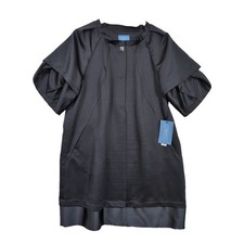 Simply Vera Vera Wang Dress Topper Jacket Duster Womens XL Black Formal Evening