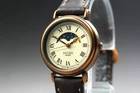 Vintage [N MINT] SEIKO Alba Moon Phase V891-0050 Roman numbers Qz Women's Watch